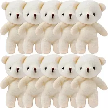 10 шт. мини-медведь, подвесная игрушка, животные, маленькие игрушки, мягкие мультяшные плюшевые игрушки для девочек