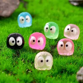 10 шт. Мини милые светящиеся совы микро ландшафтные фигурки украшения смоляные совы серия креативный домашний бонсай декор автомобильное украшение прозрачный