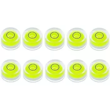 10 шт. Мини пузырьковый спиртовой уровень 10X6 мм круглый для выравнивания штатива телескопа 10X6 мм неклейкий