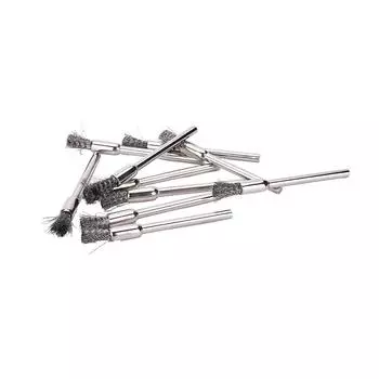 10 шт. мини-щетки для проволочной щетки, чашечный диск для шлифовальной машины или дрели 3X5 мм