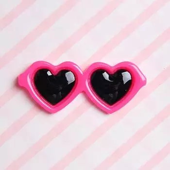 10 шт. Мини-солнцезащитные очки с плоской задней частью из смолы, сделай сам, декоративные игрушки для кукольного дома, аксессуары