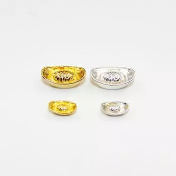 10 шт. Миниатюрная модель кукольного домика, аксессуары, мини-украшение для модели золотого слитка A2