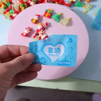 10 шт. Миниатюрная рождественская игрушка-слепой мешок Мини-симуляция Детский подарок A1