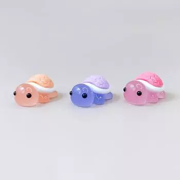 10 шт. Миниатюрные черепахи, светящиеся украшения, поделки, миниатюрные фигурки, крошечные черепахи, микропейзаж, украшения для дома, аксессуары, подарки