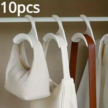 10 шт., многоцелевые вешалки, крючок для соединения, экономящий место, для шляп, шелковых шарфов, шалей, сумок, вешалок, органайзеров для гардероба