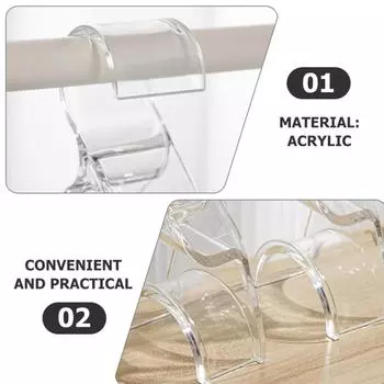 10 шт. многофункциональная вешалка для одежды, крючок для одежды, пластиковый крючок для одежды, гардеробная, спальня, крючок для спальни, акриловый крючок для сумки