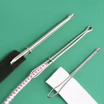 10 шт. многофункциональный, удобный для переноски, прочный, удобный для захвата, легко вытягиваемый пинцет для продевания шнурка