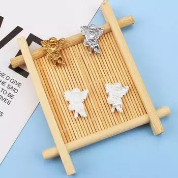 10 шт., модная легкая паста, блестящие визуальные эффекты для дизайна ногтей, ангел, 3D маникюр, ремесло, детские украшения, поставка для салона бежевый