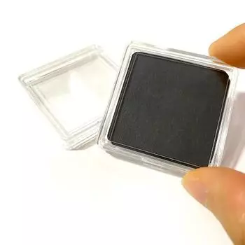 10 шт. модные квадратные прозрачные защитные контейнеры для хранения коробок для монет и карточек 50*50mm