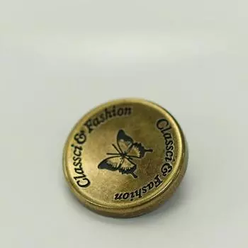 10 шт. модные пуговицы-бабочки 18/22 мм старые металлические цветные круглые пуговицы с хвостовиком аксессуары для одежды 18mm