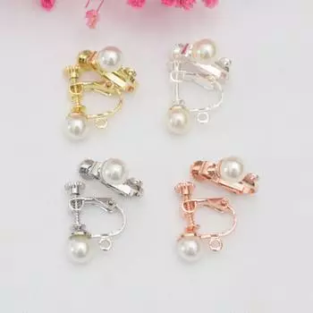 10 шт. Модные серьги, аксессуары, без пирсинга ушей, жемчужные клипсы для ушей, премиум-клипсы для ушей, конвертер, серьги своими руками, аксессуары, U-образная спираль