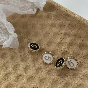 10 шт. модных пуговиц 11 мм, круглые, номер 5, металлические пуговицы на ножке, женские блузки, свитера, швейные принадлежности 11mm белый