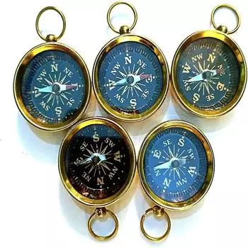 10 шт. Морской карманный компас для выживания, походов, бойскаутский компас