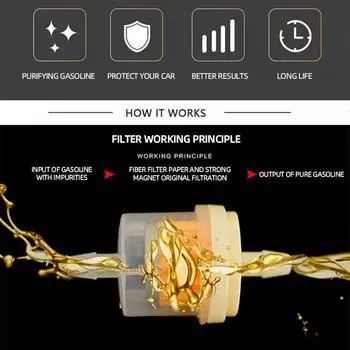 10 шт мотоцикл бензиновый газовый топливный бензиновый масляный фильтр универсальный для мотоцикла мопеда скутера аксессуары топливный фильтр жёлтый