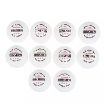 10 шт. мяч для пинг-понга Abs профессиональный 40 мм высокая эластичность мяч для настольного тенниса белый