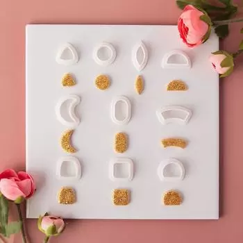 10 шт. Мягкая керамика, полимерная глина, резак, геометрическая форма, резка, изготовление ювелирных изделий 10PCS