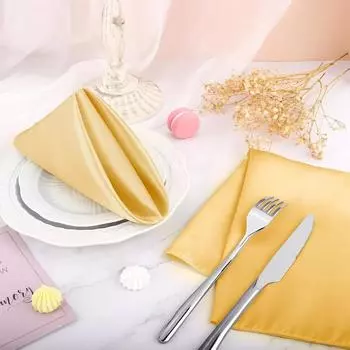 10 шт. Мягкие атласные салфетки 30x30 см, столовые салфетки, роскошные обеденные салфетки для отеля красный