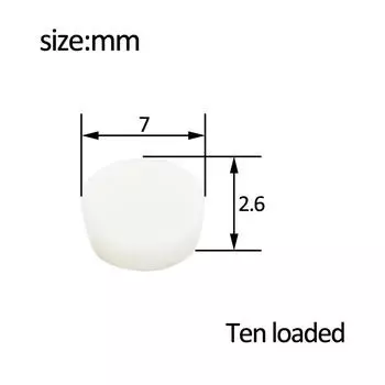 10 шт. мягкие резиновые заглушки для ключей флейты крышки для открытых отверстий флейты запчасти аксессуары