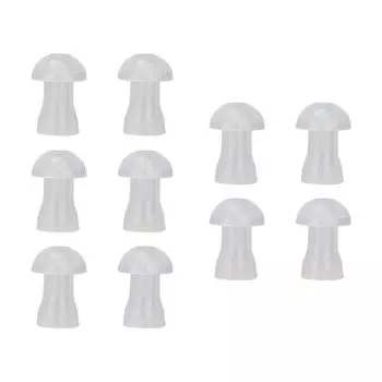 10 шт. мягкие сменные универсальные вкладыши для слухового аппарата