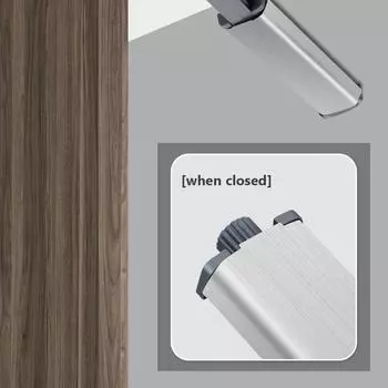 10 шт., мягкий демпфер для открывания двери шкафа, невидимая ручка, буферный демпфер