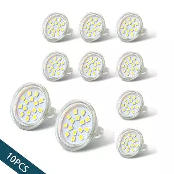10 шт. MR11 светодиодная лампа AC12V 3 Вт без мерцания 120 градусов 2835smd 15 светодиодов GU4 мини-прожектор для гостиной заменяет галогенный светильник теплый белый