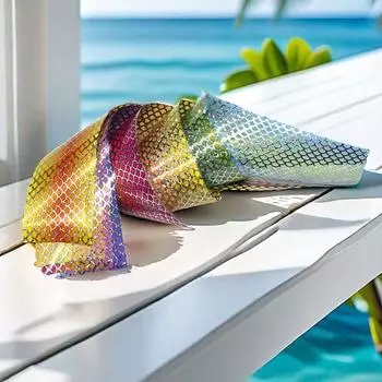 10 шт. мух, меняющих цвет, наклейка, искусственная голографическая клейкая пленка для металлических жестких приманок 10pcs