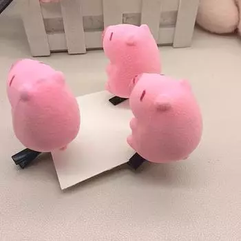 10 шт. мультяшная розовая заколка для волос Capybara для женщин и девочек, милые аксессуары для волос Capybara, забавные детские головные уборы, подарки