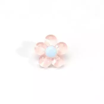 10 шт. Мультяшные пластиковые пуговицы в виде цветков, украшение для детского свитера, кардигана, пуговицы высокого качества, аксессуары, универсальные пуговицы для одежды Flower & 22mm & 1 #pink