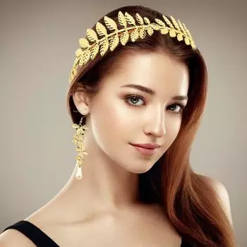 10 шт. набор аксессуаров для костюма богини, греческий римский браслет с лавровым листом