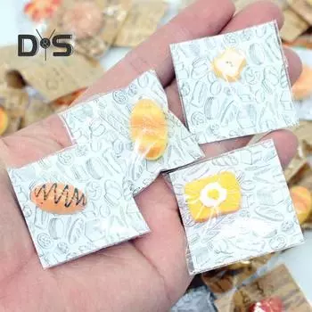 10 шт. Набор для кукольного домика, миниатюрный хлеб, тосты, закуски, кукольный домик, пекарня, аксессуары для микроландшафтного декора 10pcs