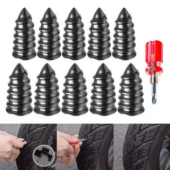 10 шт., набор для ремонта шин, резиновый гвоздь, вакуумная заглушка для шин, быстрый инструмент для грузовика