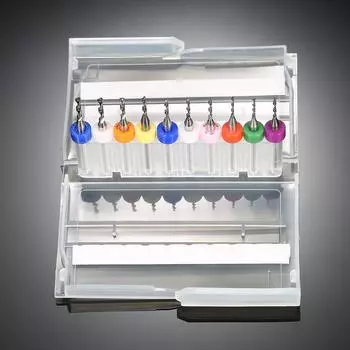 10 шт. набор микро сверл из карбида вольфрама, гравировальные инструменты для печатной платы 0.3-1.2mm