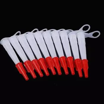 10 шт. набор насадок для герметизации, силиконовая трубка, колпачок для насадки, повторно герметизируемая крышка для винта из мастики Onesize