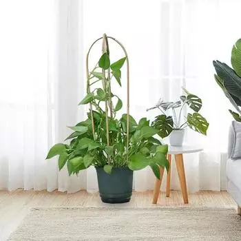 10 шт./набор, отличная ручная работа, 3 стиля, подставка для цветочного горшка, комнатные мини-подставка для вьющихся растений для фермы C