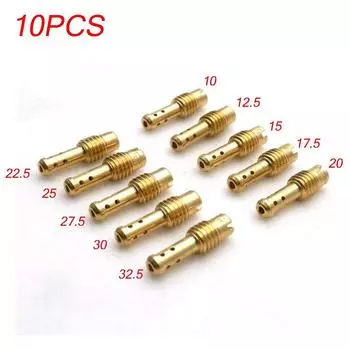 10 шт. набор Pilot Jet 8 выпускных отверстий для карбюратора Mikuni VM TM TMX высокого качества