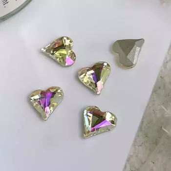 10 шт./набор подвесок для ногтей в виде капель воды, бабочки, сердечек, стразы для ногтей с заостренной задней частью, подвески для дизайна ногтей своими руками 1