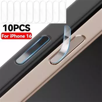 10 шт. наклеек на кнопку камеры для iPhone 16/16Pro/16 Pro Max/16Plus, защитная пленка для боковой кнопки с защитой от царапин, ультратонкая наклейка 10 PCS
