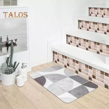 10 шт., наклейка на плитку, самоклеящаяся, сделай сам, ПВХ, красивый клетчатый узор, наклейка на настенную, напольную плитку, товары для дома 10cm