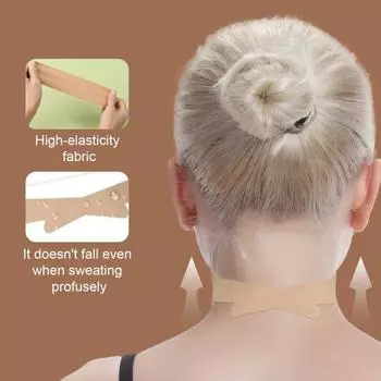 10 шт. наклейки для подтяжки шеи, невидимые подтягивающие ленты для удаления морщин и обвисшей кожи на шее светло-коричневого