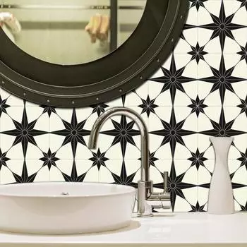 10 шт. наклейки на плитку самоклеющиеся, сильная липкость, простая установка, беспроблемная напольная плитка