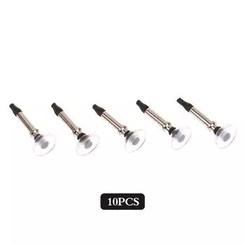 10 шт. наконечники для стилуса, наконечники для стилуса, круглый наконечник для диска для планшетного телефона с сенсорным экраном серебряный