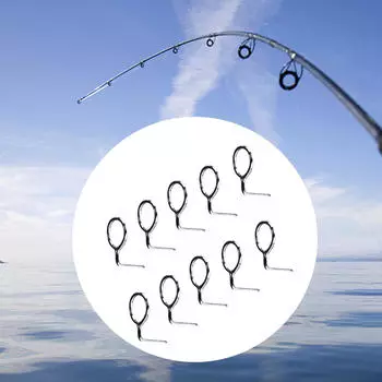 10 шт., направляющие для удочек, многофункциональные легкие стальные кольца, профессиональное 2.6mm