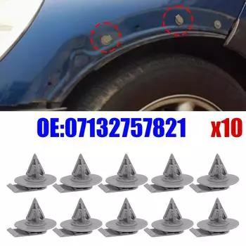 10 шт. наружные клипсы для арок на крыльях колес для BMW Mini Cooper Coupe Roadster R50 R53 R55 R56 R57 R58 R59