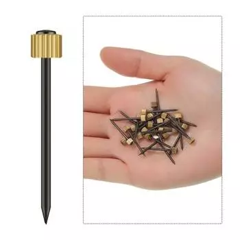 10 шт. настенные крючки, прочные износостойкие железные вешалки для фоторамок, крючки с гвоздями для дома A серебряный