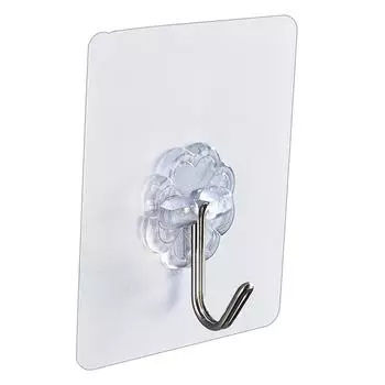 10 шт. настенный крючок для ванной комнаты, прозрачный не оставляющий следов крючок для кухни, настенный держатель из ПВХ
