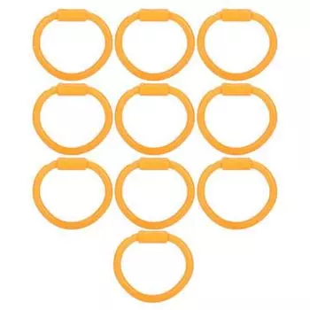 10 шт. нейлоновое кольцо для носа быка, аксессуар для крупного рогатого скота, коров, фермы, домашнего скота, оборудования для животных