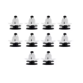 10 шт. Нейлоновые черно-белые крепежные клипсы 30653441 для Volvo C30 C70