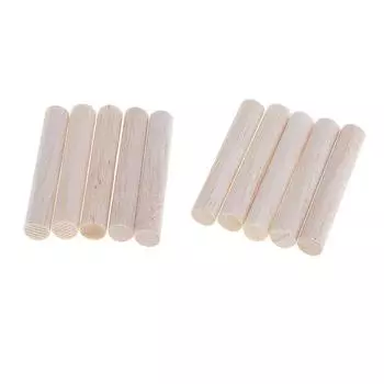 10 шт., необработанный круглый дюбель из пробкового дерева, стержень для рукоделия, 150 мм 50mm
