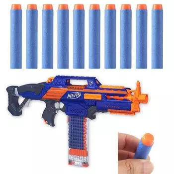 10 шт. Nerf N-strike Elite Series мягкая заправка дротики детская игрушка синий мягкий пуля аксессуары из пеноматериала