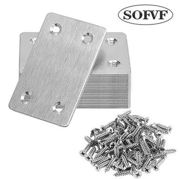 10 шт. нержавеющая сталь угловой код крепежный кронштейн железная пластина для мебели быстрые ссылки